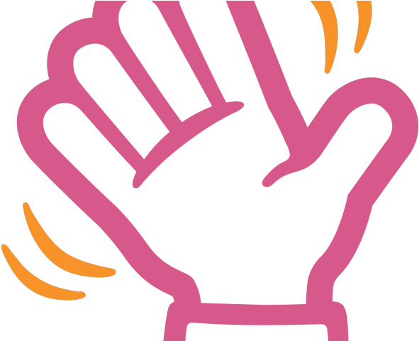 Hand Emoji Clipart Transparent Background - Hand Wave Clipart (640x480)