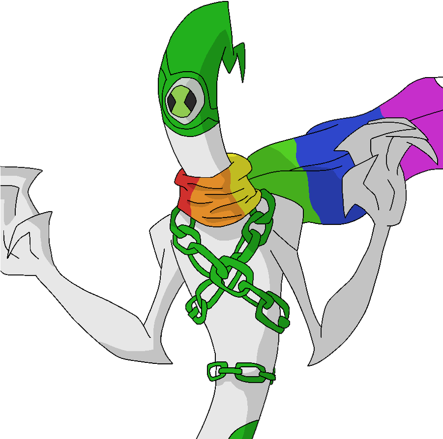Ems Ghostfreak By Solo28 - Ben 10: Omniverse (894x894)