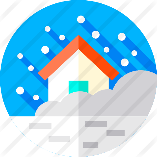 Snow Storm Free Icon - Circle (512x512)
