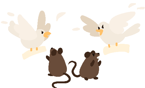Hearing A Commotion Outside Of His House, Vreg Opened - Cartoon (464x281)