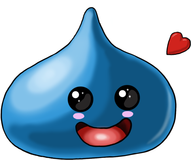 Collection Of Drawing High Quality Free - Dragon Quest Slime Cute (900x602)