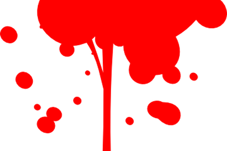 Neon Splatter Clipart K Pictures Full Hq - Transparent Red Paint Splatter Background (450x300)