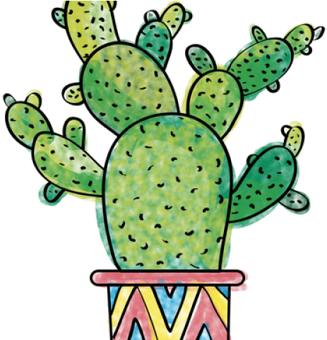 Drawn Cactus Mexican Cactus - Drawn Cactus (640x480)