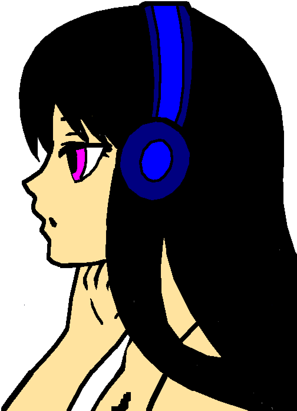 I Have The Same Earbuds Also - Aphmau Drawings (1008x1392)