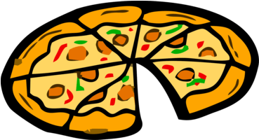 Pizza - Baby Pizza - Pizza Clipart (368x496)