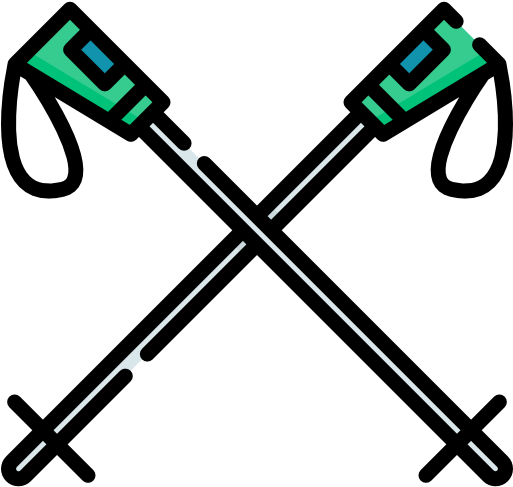 Ski Poles Free Icon - Ski Poles Free Icon (512x512)