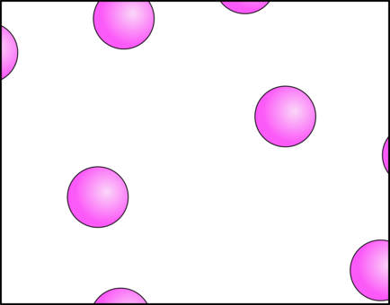 Pink M Point Circle - Circle (434x340)