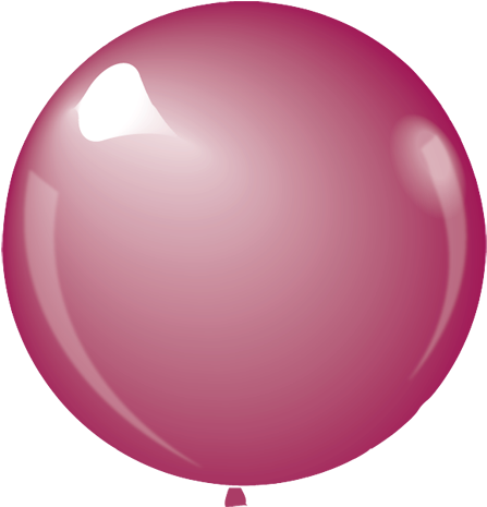 100pcs 5" Round Metallic Fuchsia 835 Latex Balloons - Balões Sao Roque Púrpura (500x500)