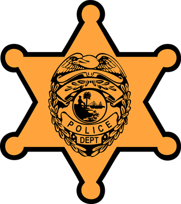 Policeman Badge Clip Art (354x400)