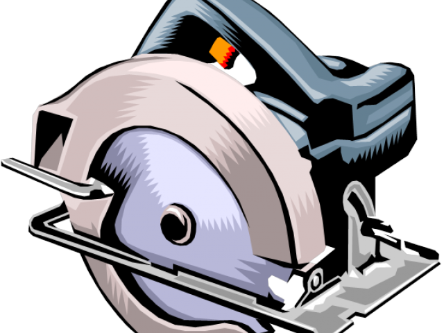 Spanner Clipart Power Tools - Power Saw Clipart (640x480)