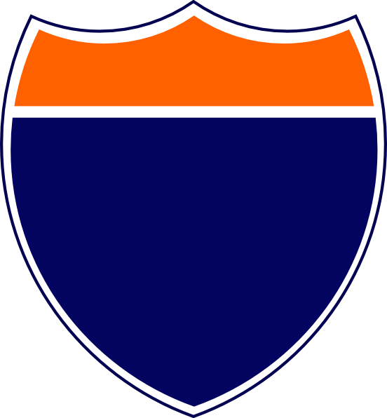 Blank Interstate Sign (552x596)