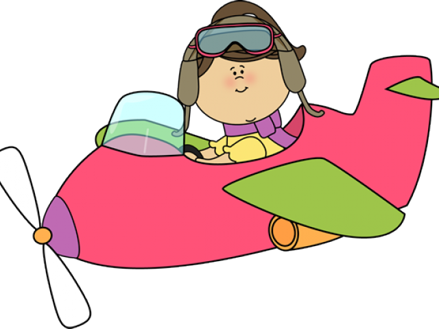 Airplanes Cliparts - Flying A Plane Clipart (640x480)