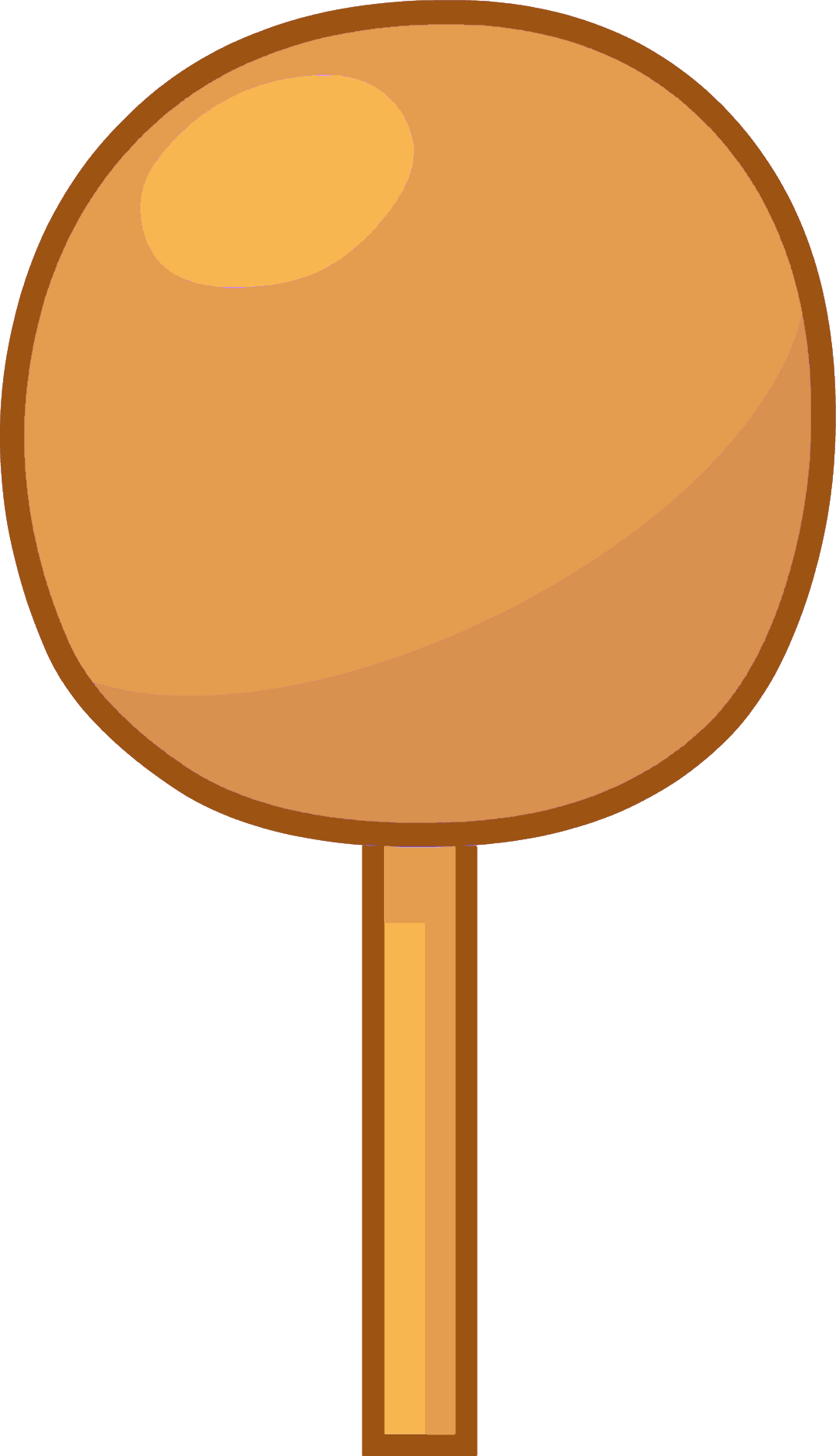 Orange Clipart Lollipop - Orange Clipart Lollipop (1080x1882)