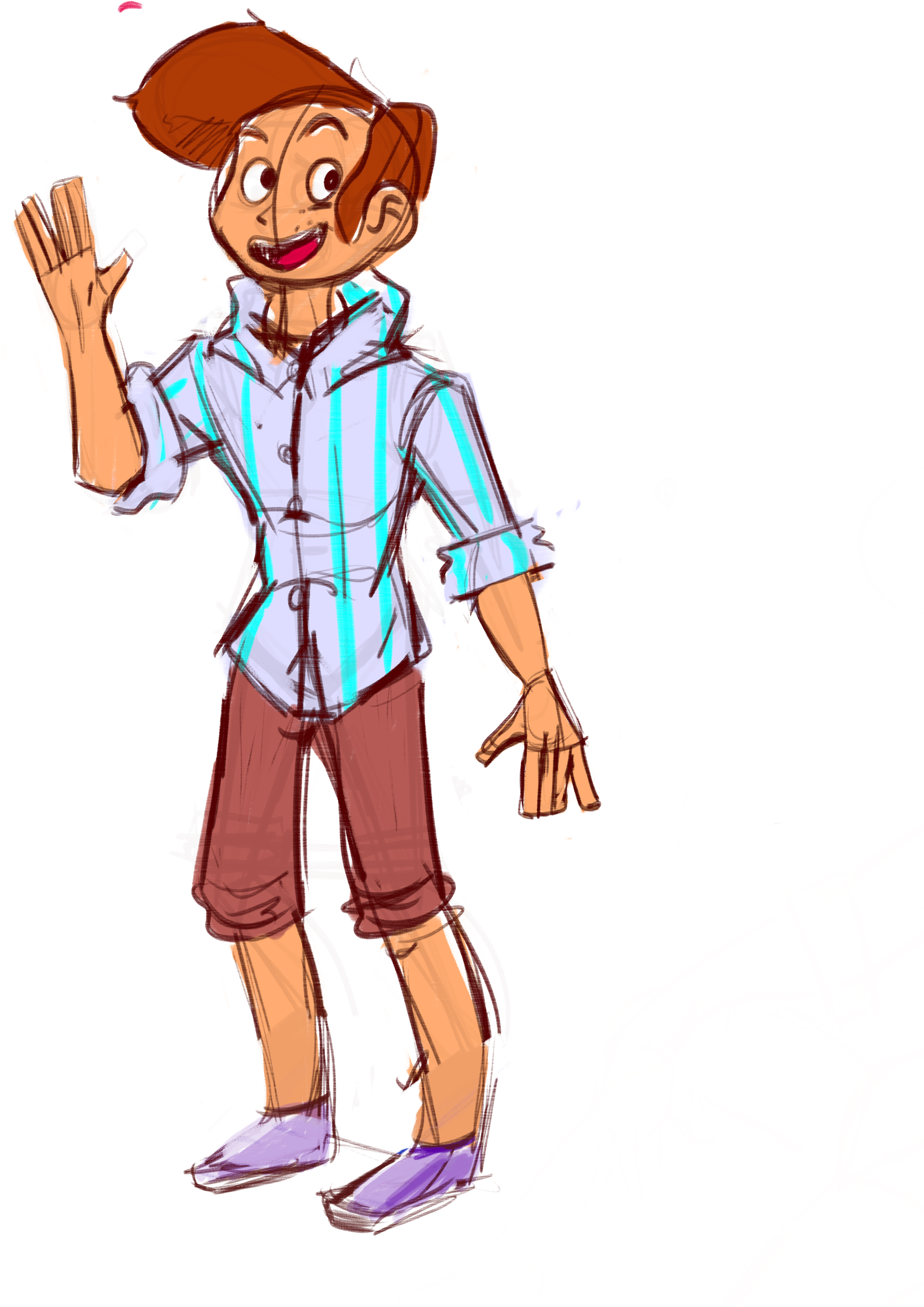 Parcel Delivery Network - Illustration (2258x2906)