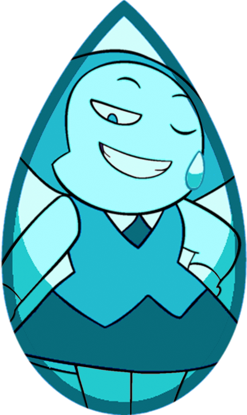 Gem Clipart Aqua - Aquamarine Steven Universe Transparent Png (909x1417)