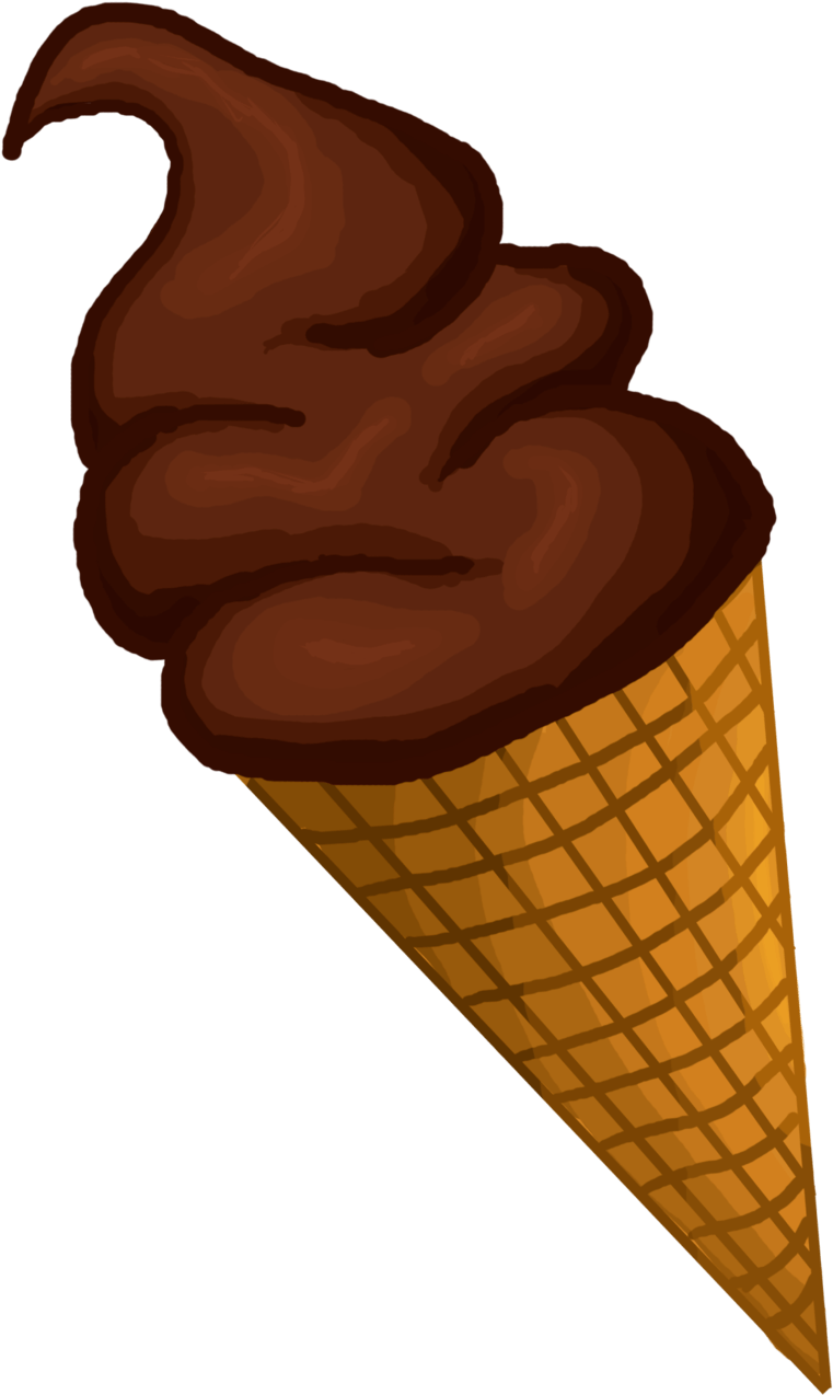 Ice Cream Cone - Chocolate Ice Cream Transparent Background (900x1421)