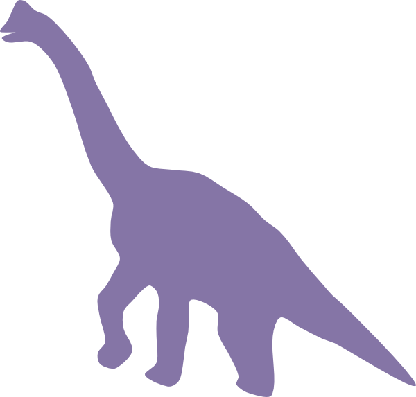 Printable Silhouettes Of Dinosaur (600x573)