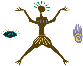 Clipart, Primitive, Human, Simplified - Clip Art (498x340)