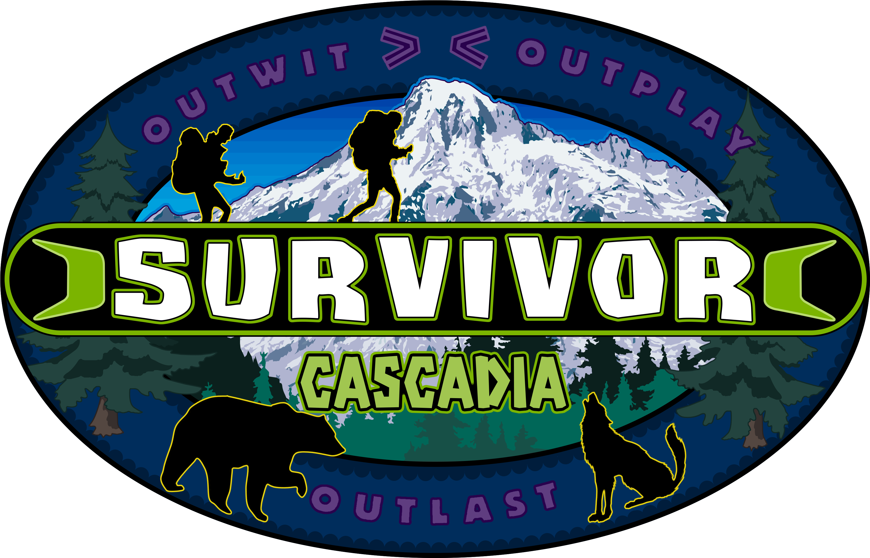 Get Out Your Flannel Shirts And Camping Gear The Tropical - Survivor Missed Opportunities Logo (3609x2541)