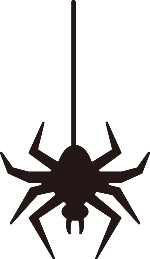Free Online Spider Insect Horrible Halloween Vector - Illustration (483x833)