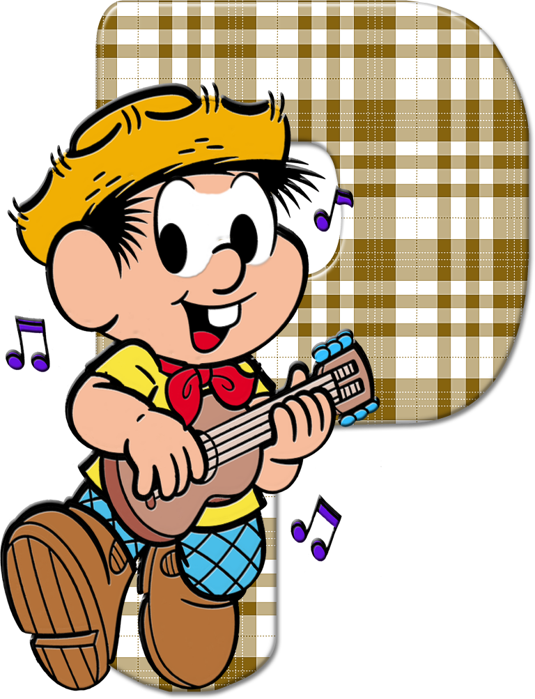 *✿**✿*p*✿**✿*de Alfabeto Decorativo - Alfabeto Da Turma Da Mônica (768x1003)