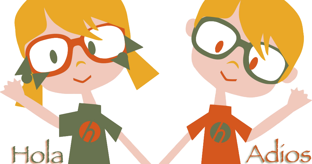 Hola Y Adios Clipart (998x524)