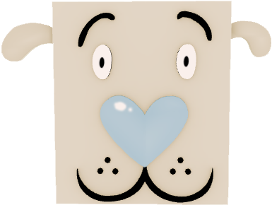 Look For The Blue Nose Dog - Cartoon (446x302)