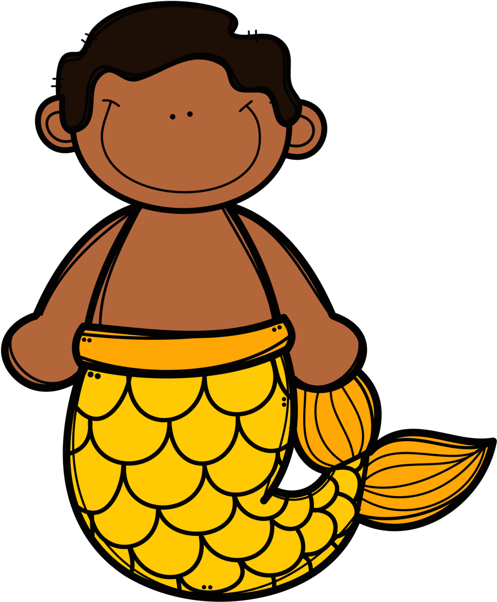 *✿**✿*triton*✿**✿* - Sirenas De Melonheadz Para Colorear (1091x1337)