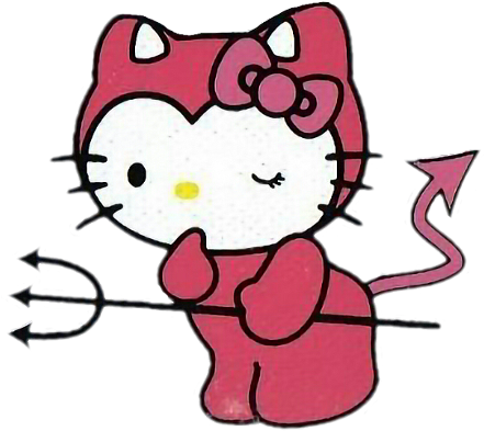 Drawings Of Zombie Hello Kitty (521x480)