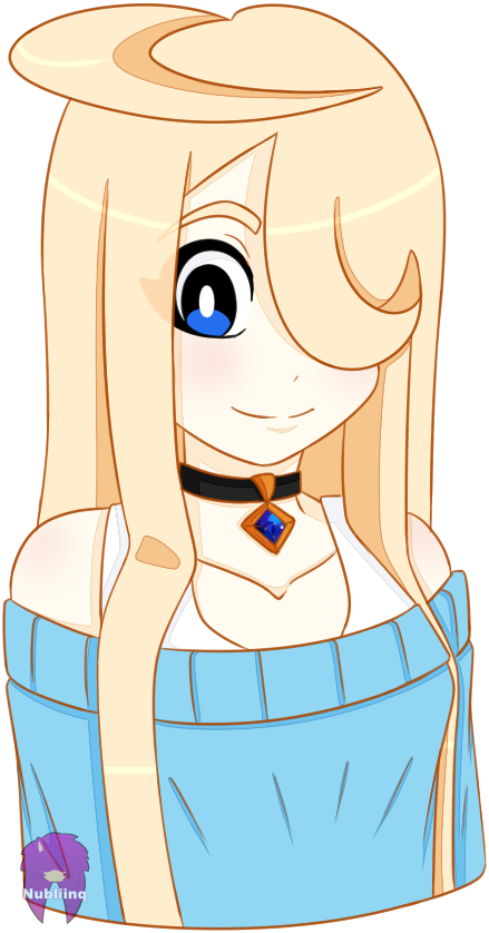 Angel Face By Nubliinq - Cartoon (439x838)