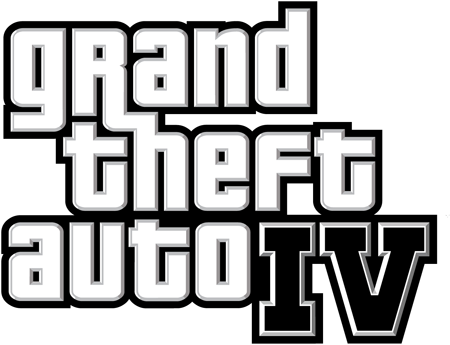 Chinatown Black And White Clipart - Grand Theft Auto Iv Logo (450x345)