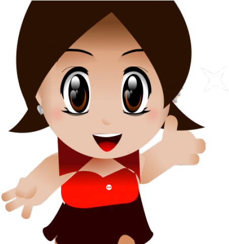 Anime Girl Clipart - National Deworming Day Clipart (640x480)