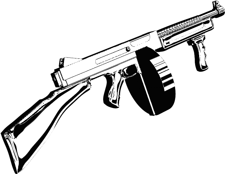 Tommy Gun By Kingelvag On Deviantart - Firearm (800x600)