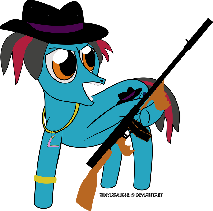 Try At New Pose Gangster Pony Vinylwalk On Deviantart - Cartoon (898x890)