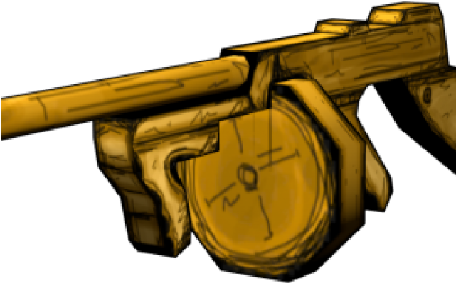 Gun Shot Clipart Small Gun - Armas De Bendy And The Ink Machine (640x480)