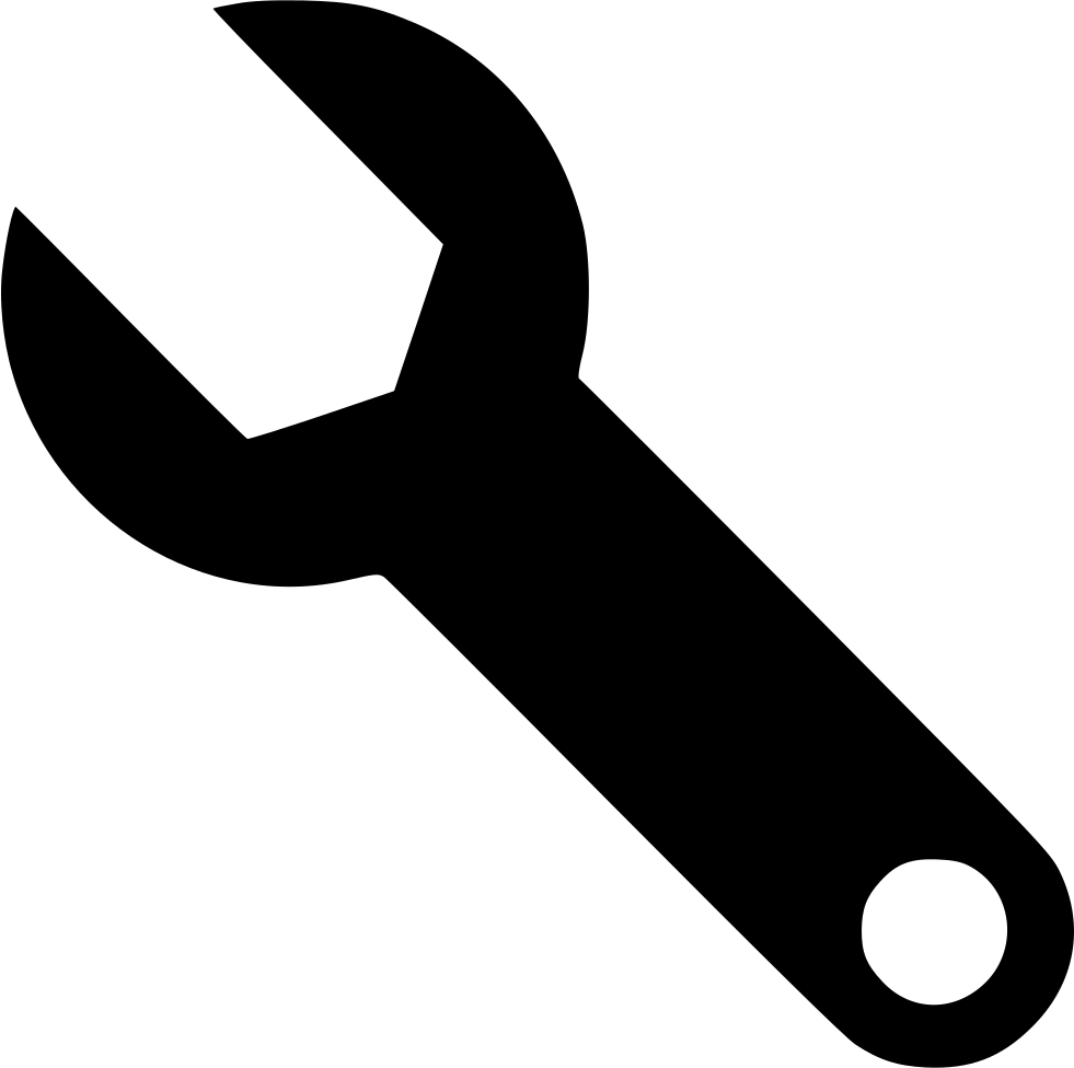 Setting Tool Mechanic Instruments Screwdriver Comments - Silhouette Wrench Png (981x976)