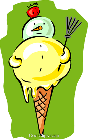 Ice Cream Cone Royalty Free Vector Clip Art Illustration - Ice Cream Cone Royalty Free Vector Clip Art Illustration (304x480)