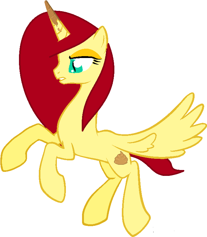 Princess Clip Art Poop - Mlp Poo (800x900)