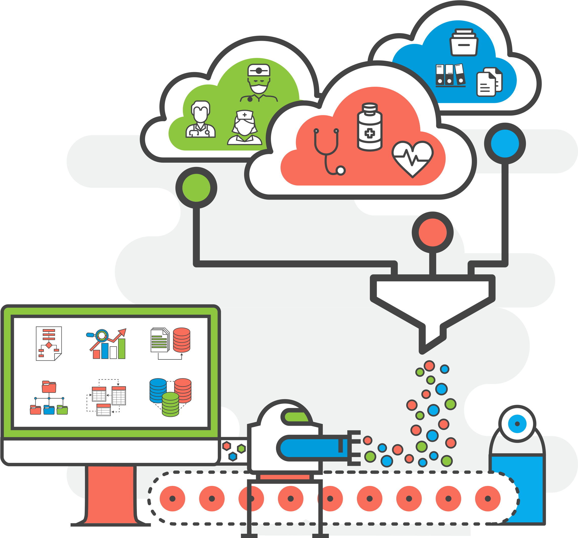 Software Clipart Data Scientist - Data Science Cartoon Transparent (2285x2127)