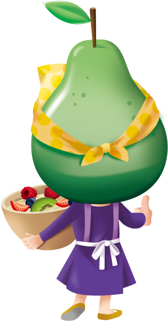 Pear Mother Back - Illustration (480x720)