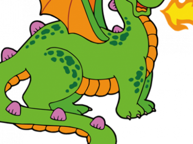 Eastern Water Dragon Clipart Cartoon - Cute Dragon Clip Art (640x480)