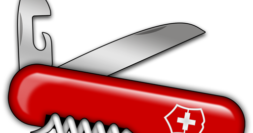 Information Security Aficionado - Swiss Army Knife Clipart (512x269)