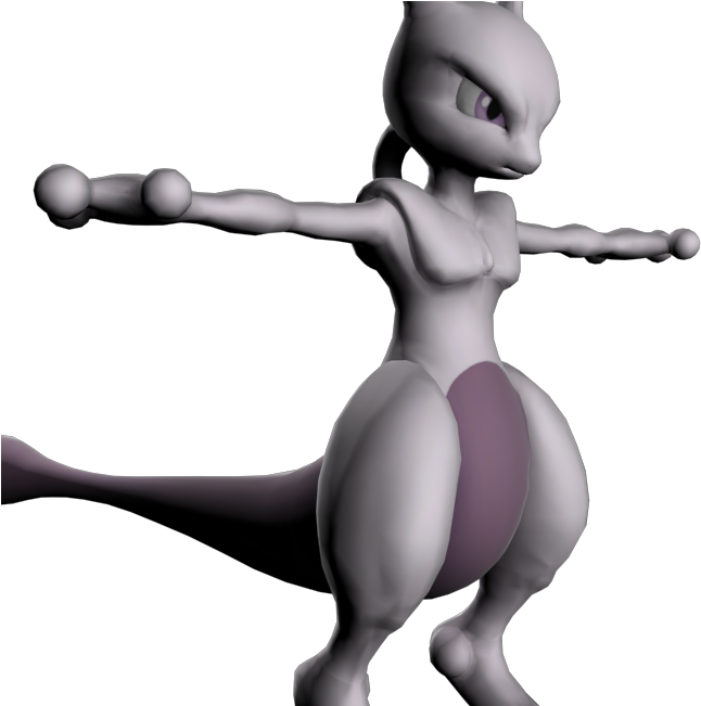 750 X 650 3 - Mewtwo Smash Bros Model (750x650)