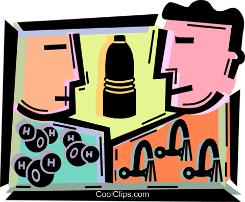 Toxic Chemicals Royalty Free Vector Clip Art Illustration - Toxic Chemicals Royalty Free Vector Clip Art Illustration (480x395)