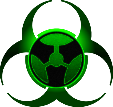 369 X 350 4 - Biohazard Symbol Green Png (369x350)