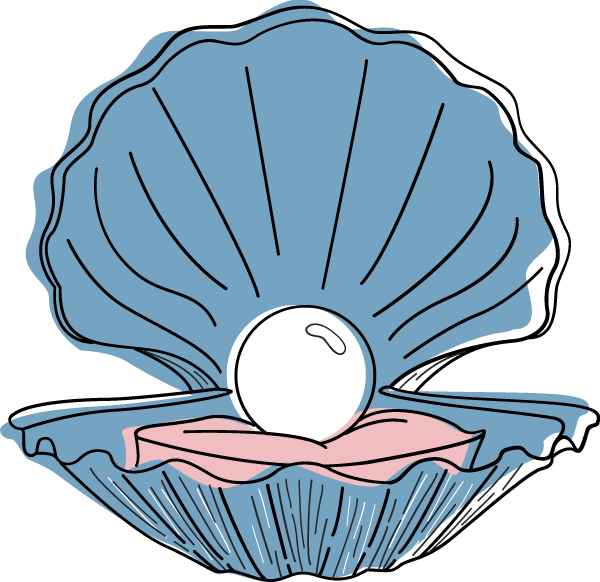Free Online Pearl Seashell Ocean Animal Vector For - Free Online Pearl Seashell Ocean Animal Vector For (600x582)