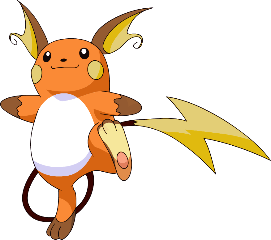 Shiny Raichu - Pokemon Raichu (876x776)