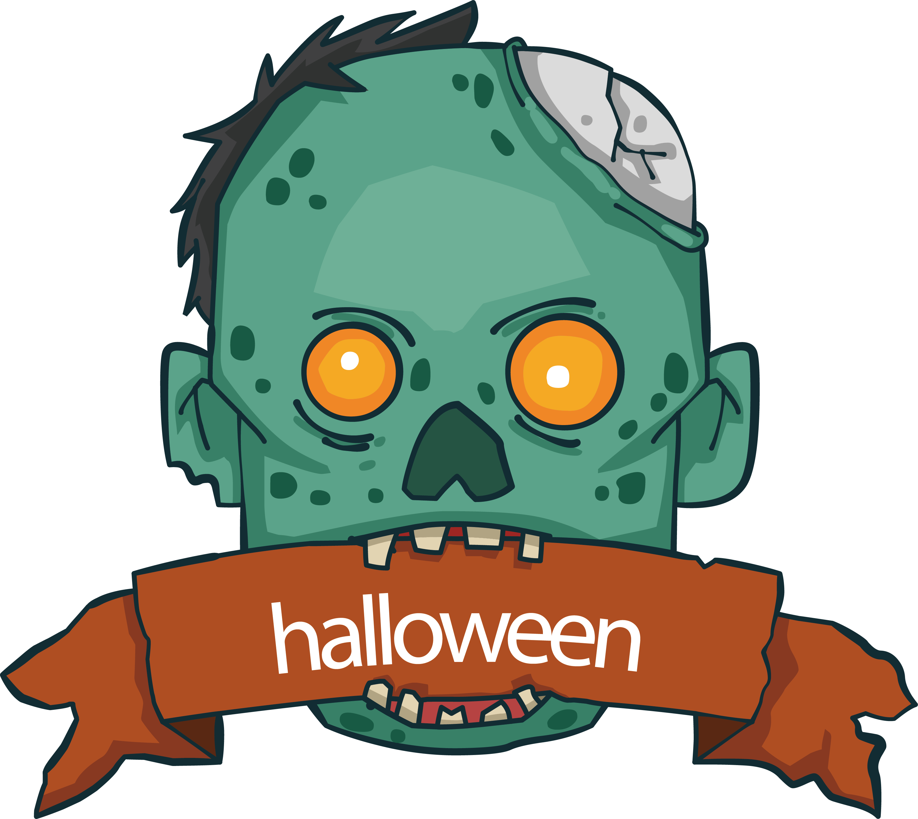 Halloween Clip Art The - Illustration (3184x2842)
