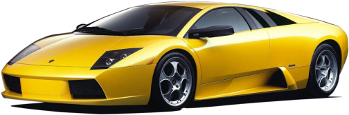 Yellow Lamborghini Png Download Image - Lamborginie Murcielago (600x450)