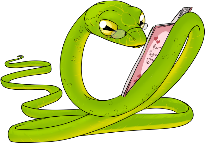 Green Vines Cliparts - Serpent (703x604)